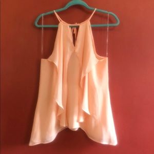 Pink sleeveless top Size M
